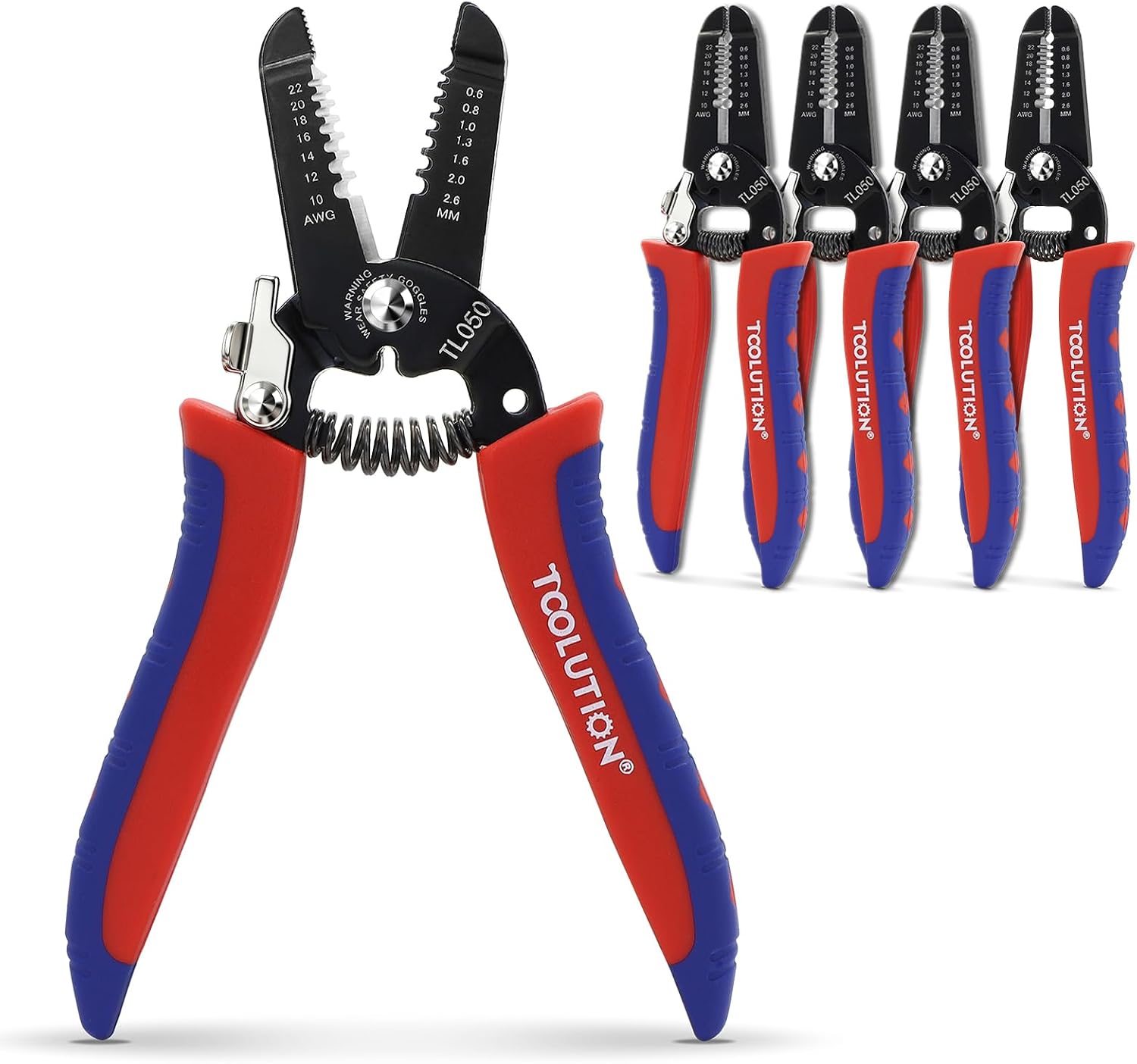 Abisolierzange 10-22 AWG 3-in-1 rostfrei universal für Elektrik
