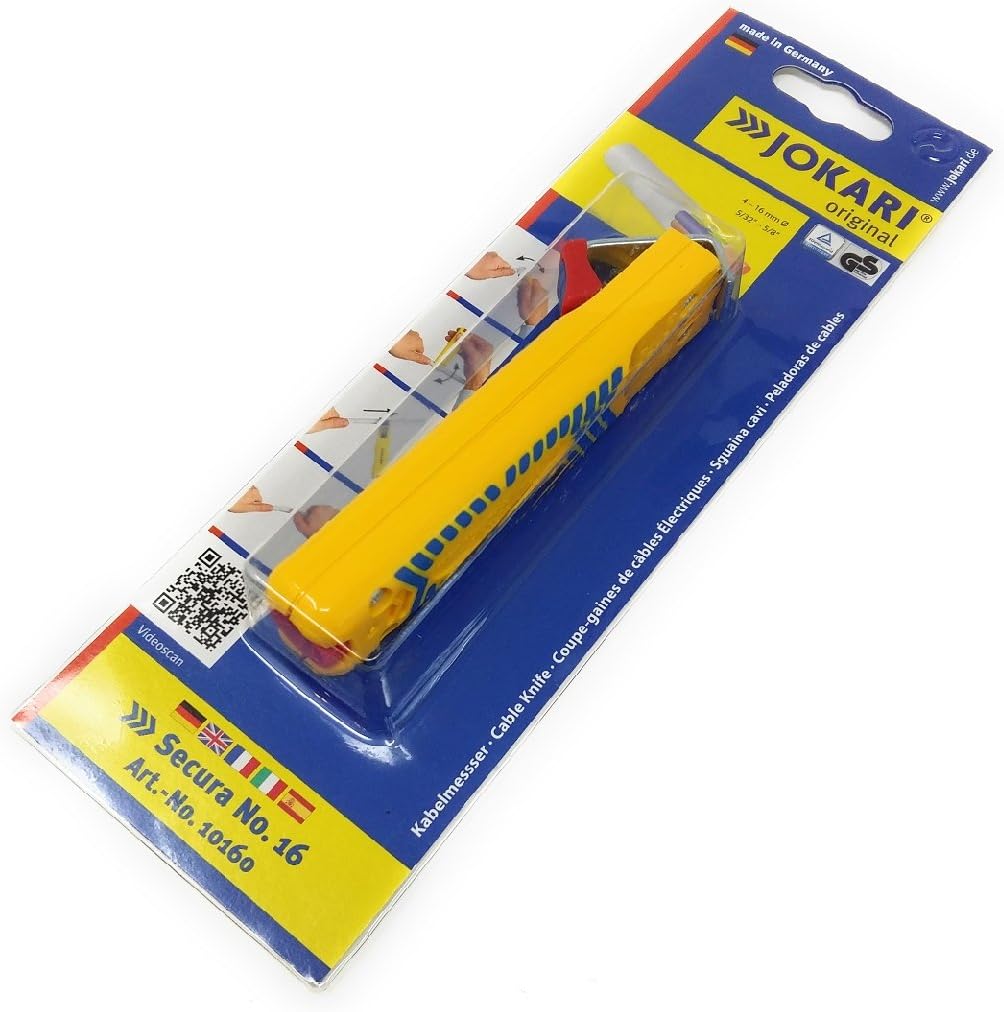 T10160 Abisolierer Leitung: rund ØLeitg: 4-16mm L.Werkzeug: 130mm JOKARI