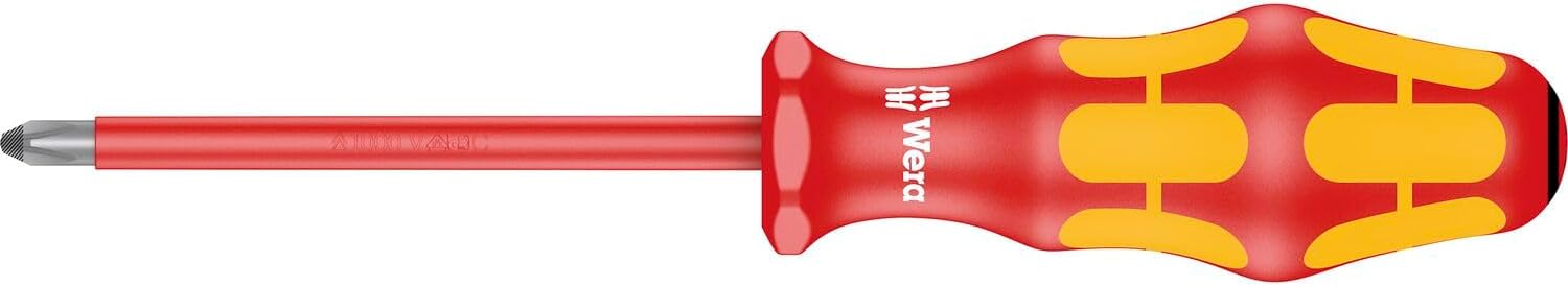 Wera 05006162001 165 i VDE-isolierter Kreuzschlitz-Schraubendreher, PZ 1 x 80 mm