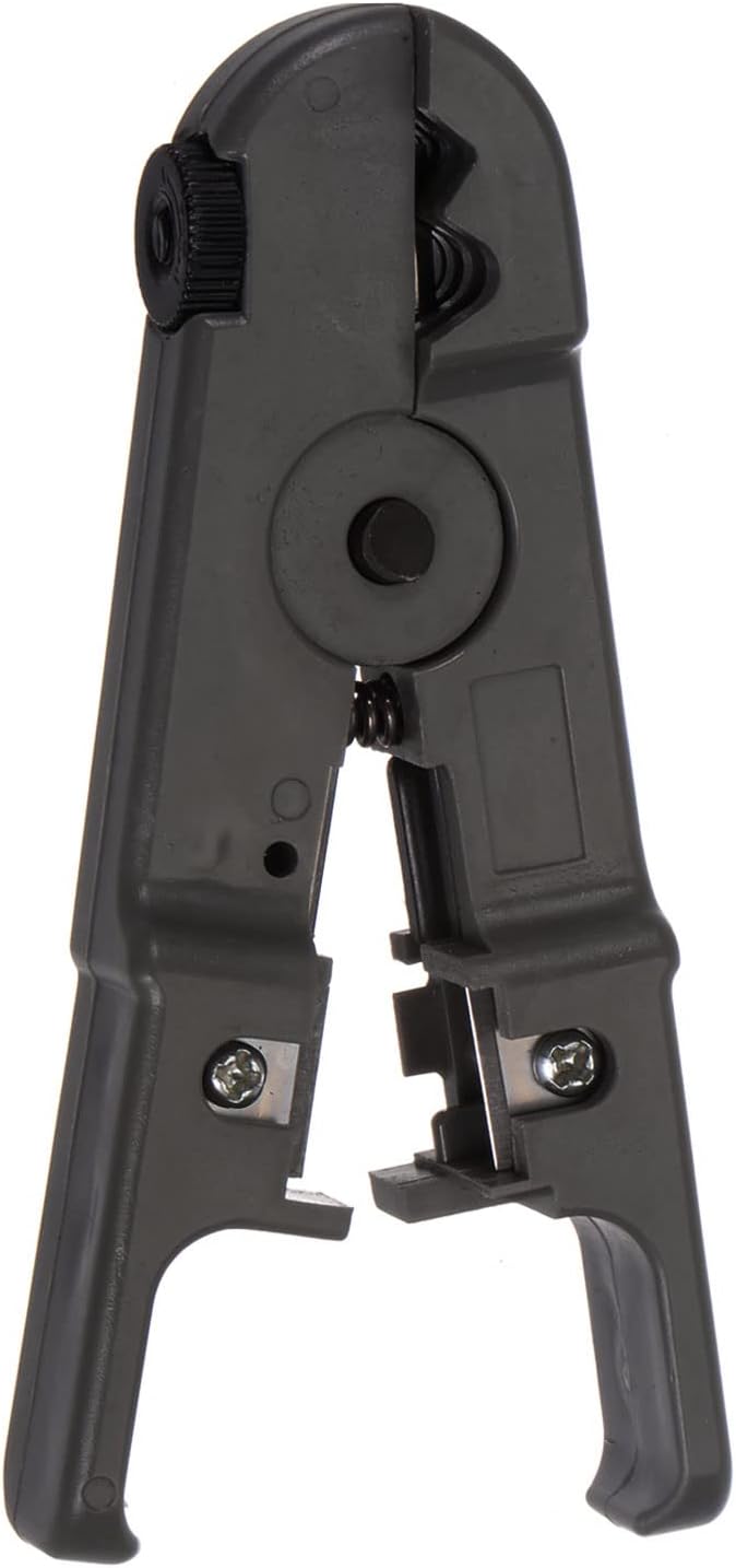 QUARKZMAN Koaxialkabel Abisolierzange Werkzeug 3.2-9.0mm Schwarz