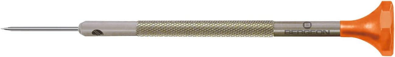 Bergeon Schraubendreher 30081-050, aus Inox, mit Edelstahlklinge, 0,5 mm, ergonomisch