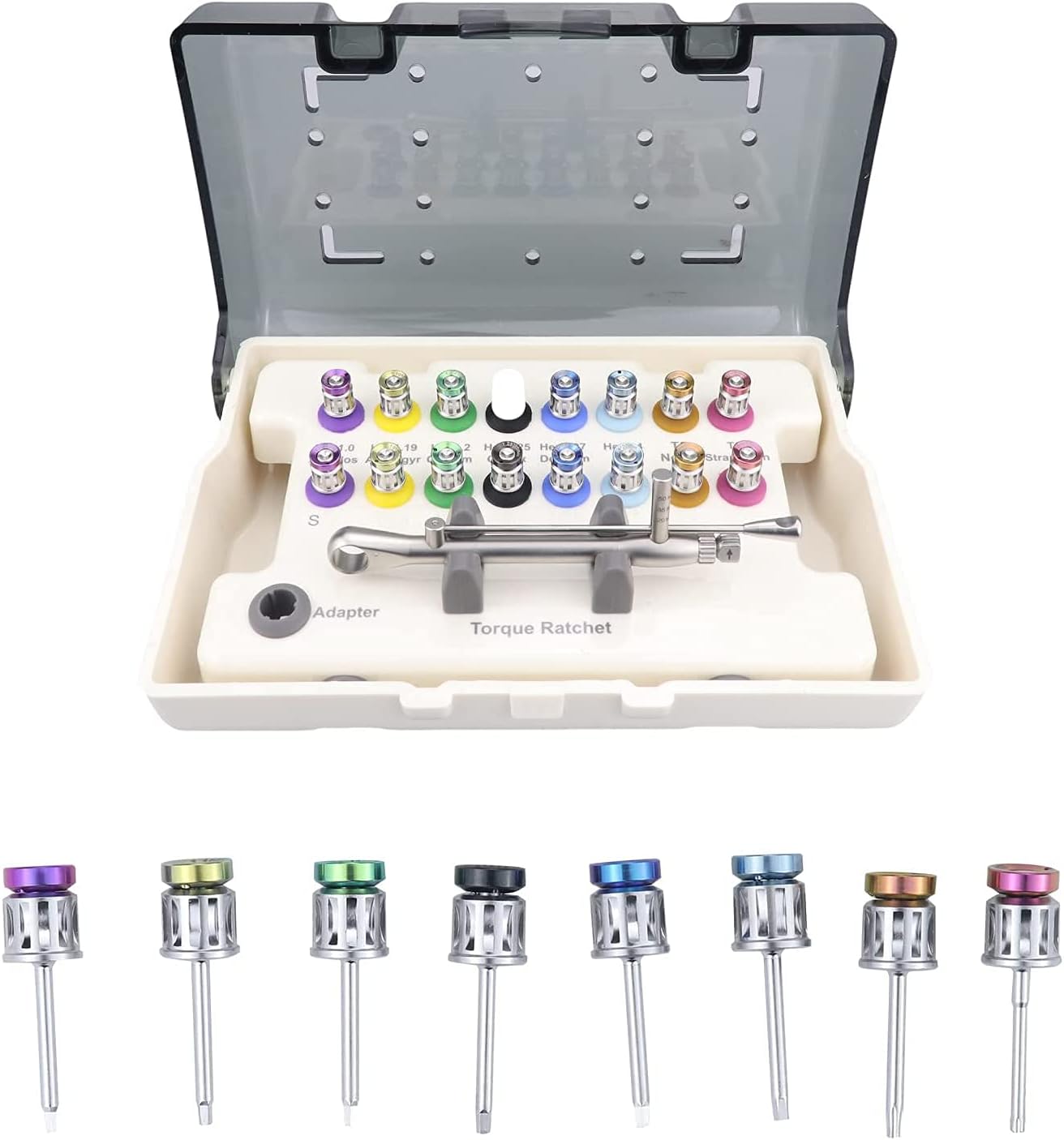 BONEW Oral Universal-Schraubendreher-Reparatur-Werkzeug-Set, Schraubendreher-Set, Drehmomentschlüssel, 16-teilig für ein Set