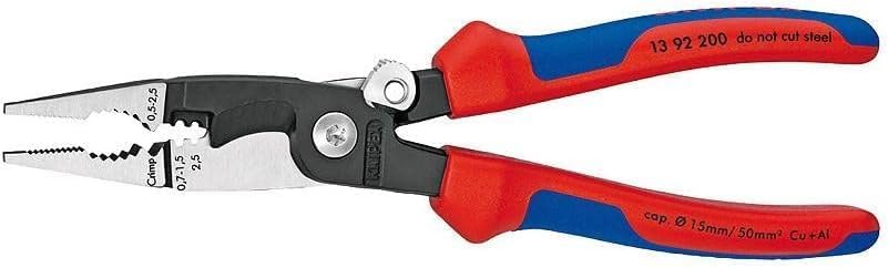 KNIPEX Elektro-Installationszange auf SB-Karte, 13 92 200 SB