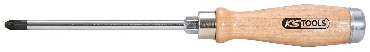 KS Tools ERGOTORQUE WOODmax Schlag-Schraubendreher, PH2, auf Hänger
