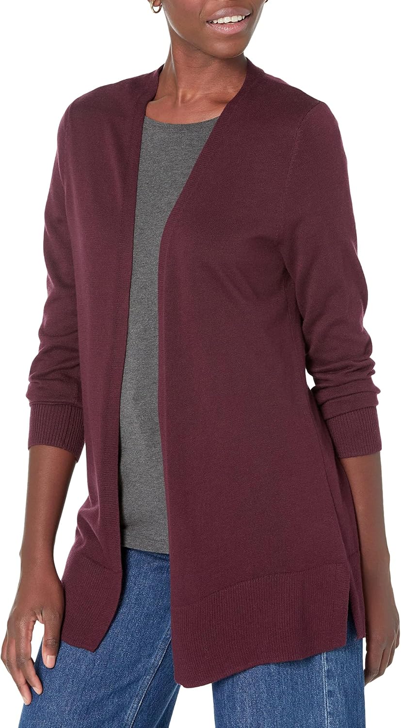 Amazon Essentials Damen Sommer Strickjacke Leicht Ohne Knöpfe (in Übergröße erhältlich)