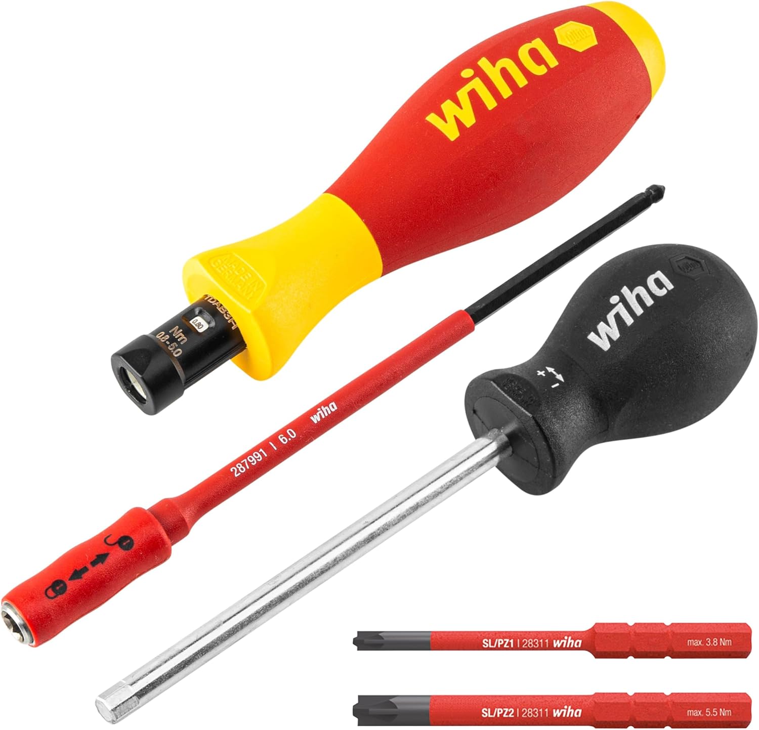 Wiha Drehmoment-Schraubendreher Set TorqueVario-S electric 5-tlg.