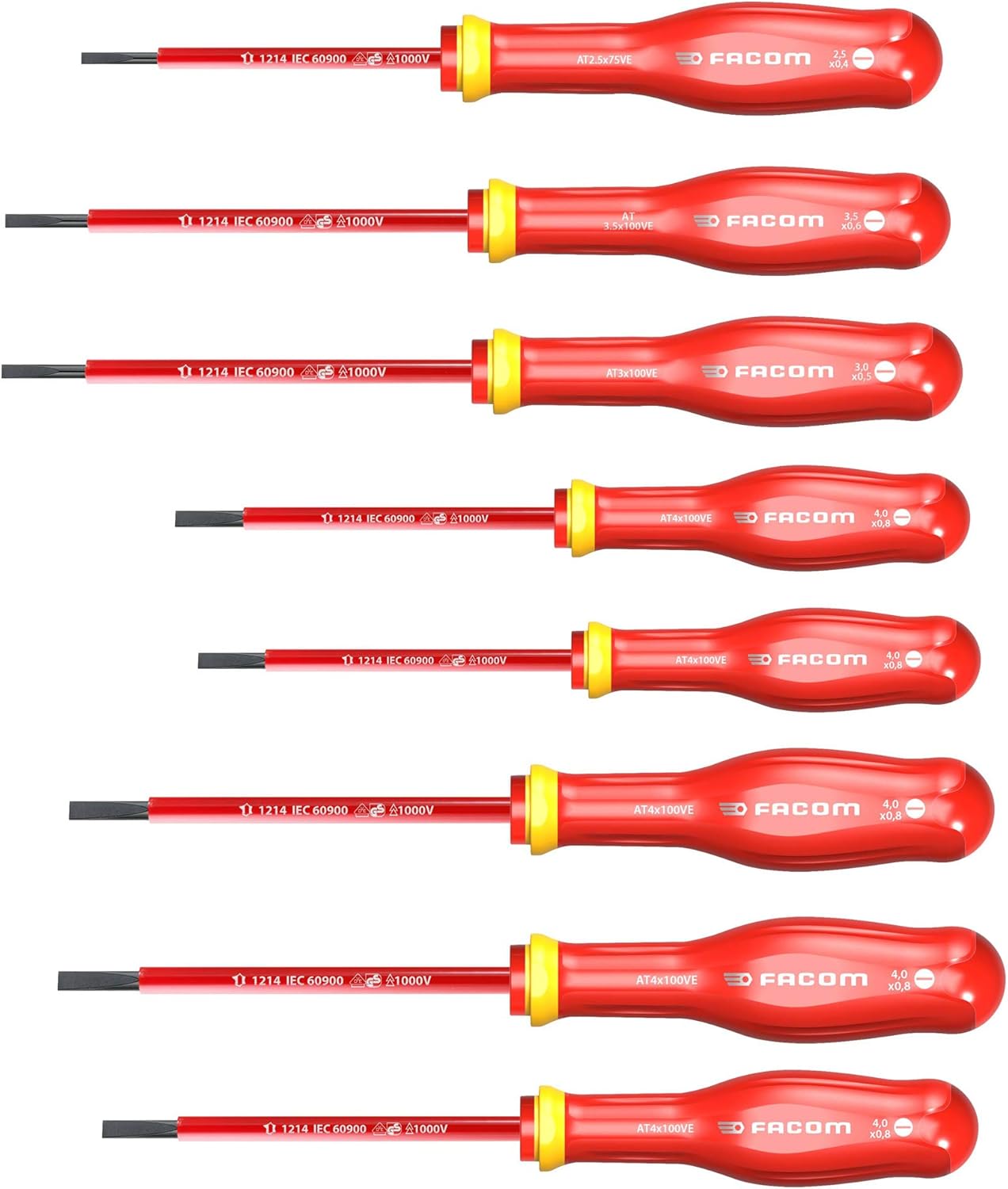 Spiele von 8 protwist isolierten 1000 Volt FACOM - ATD.J8VE