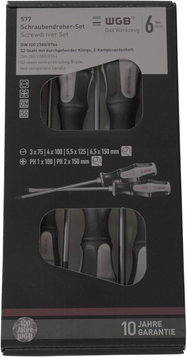 Schraubendreher-Set | S2-Profistahl | No.577 | 6-tlg. | WGB