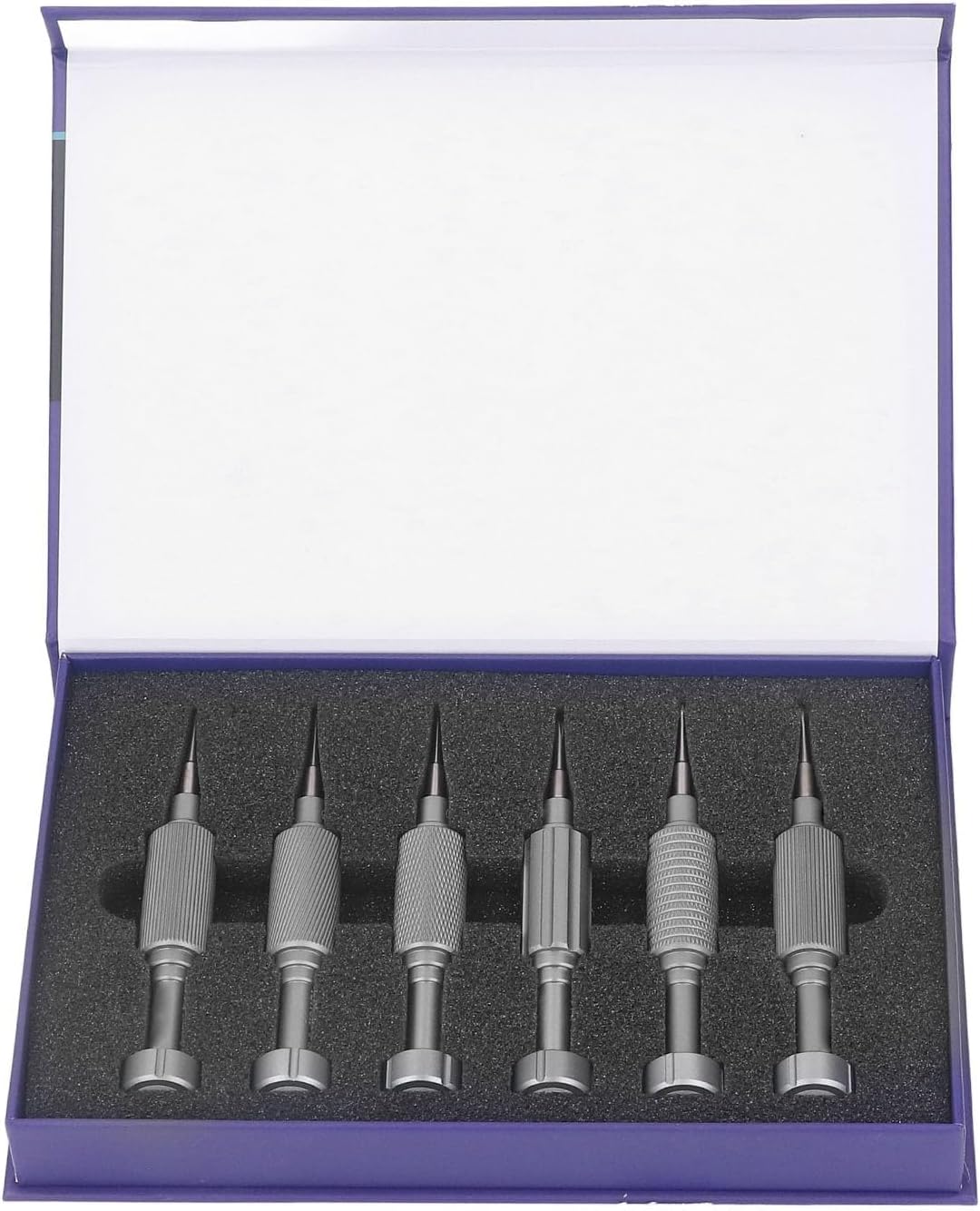 6-teiliges Präzisions-Schraubendreher-Set, Telefon-Schraubendreher-Set, Magnetisches Schraubendreher-Set für die Reparatur von Brillen, Telefon, Uhren
