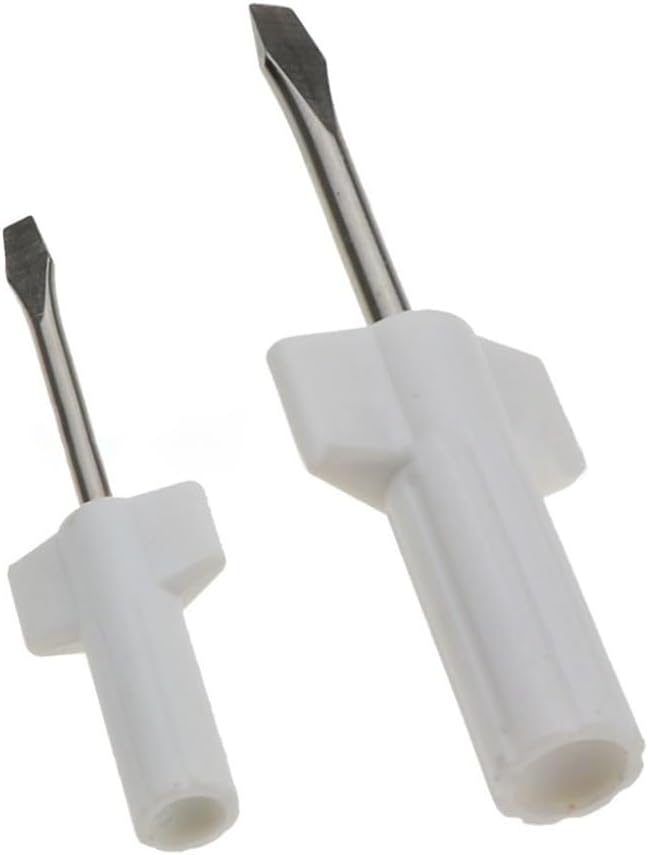 2-teiliges Nähmaschinen-Schraubendreher-Set, Flachkopf-Reparaturwerkzeuge, Sänger und Schmetterling, für große und kleine Größen
