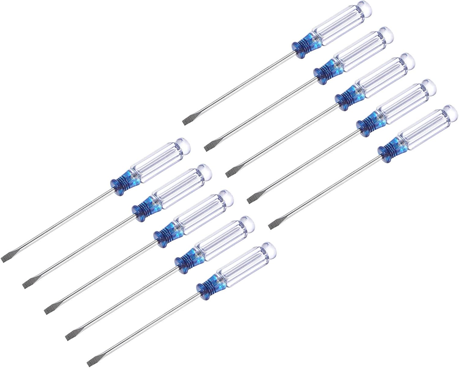 sourcing map 10 Stk Mini- Schlitzschraubendreher 3,0mm Flachkopf