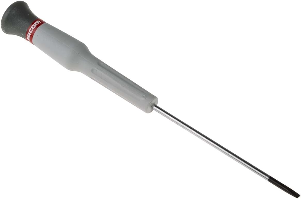 FACOM Schraubendreher Micro-Tech mit drehbarem Kopf, Schlitz 2,5 x 75 mm , 1 Stück, AEF.2,5X75