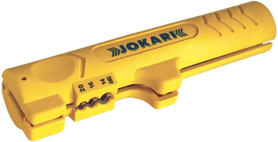JOKARI®original extra langer Entmanteler XL für tiefe Hohlwanddosen zum Abisolieren von NYM-J 3x1,5² bis 5 x 2,5², Art.Nr. 30125