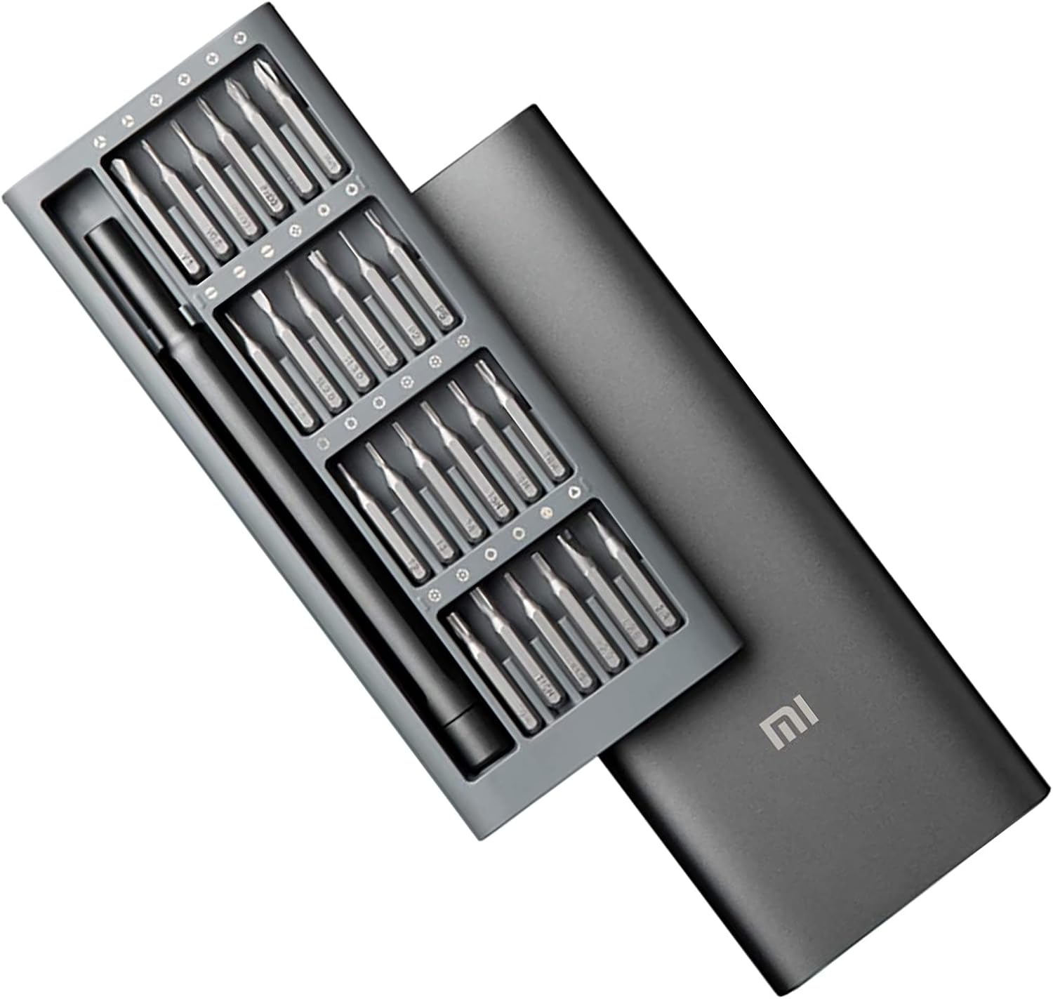 Mi Ultra Präzisions-Schraubendreher-Set, 24 gängige Haushalts-Bits, vollständig magnetische Aluminium-Aufbewahrungsbox, ein Muss für kleine