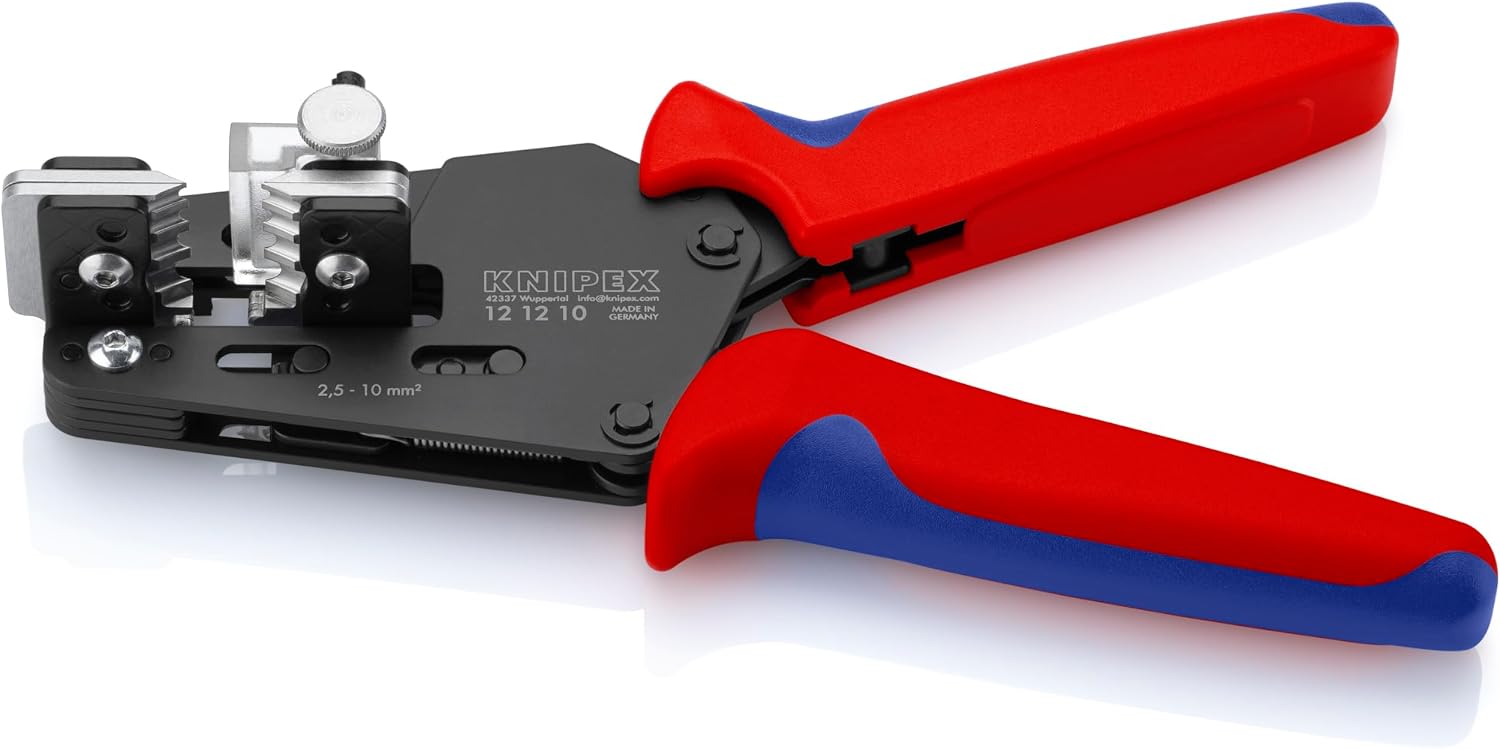 KNIPEX Präzisions-Abisolierzange mit Formmessern, 12 12 10