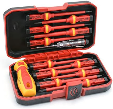 13 teilig VDE Isolierter Schraubendreher Set Elektriker Reparatur Werkzeug Set
