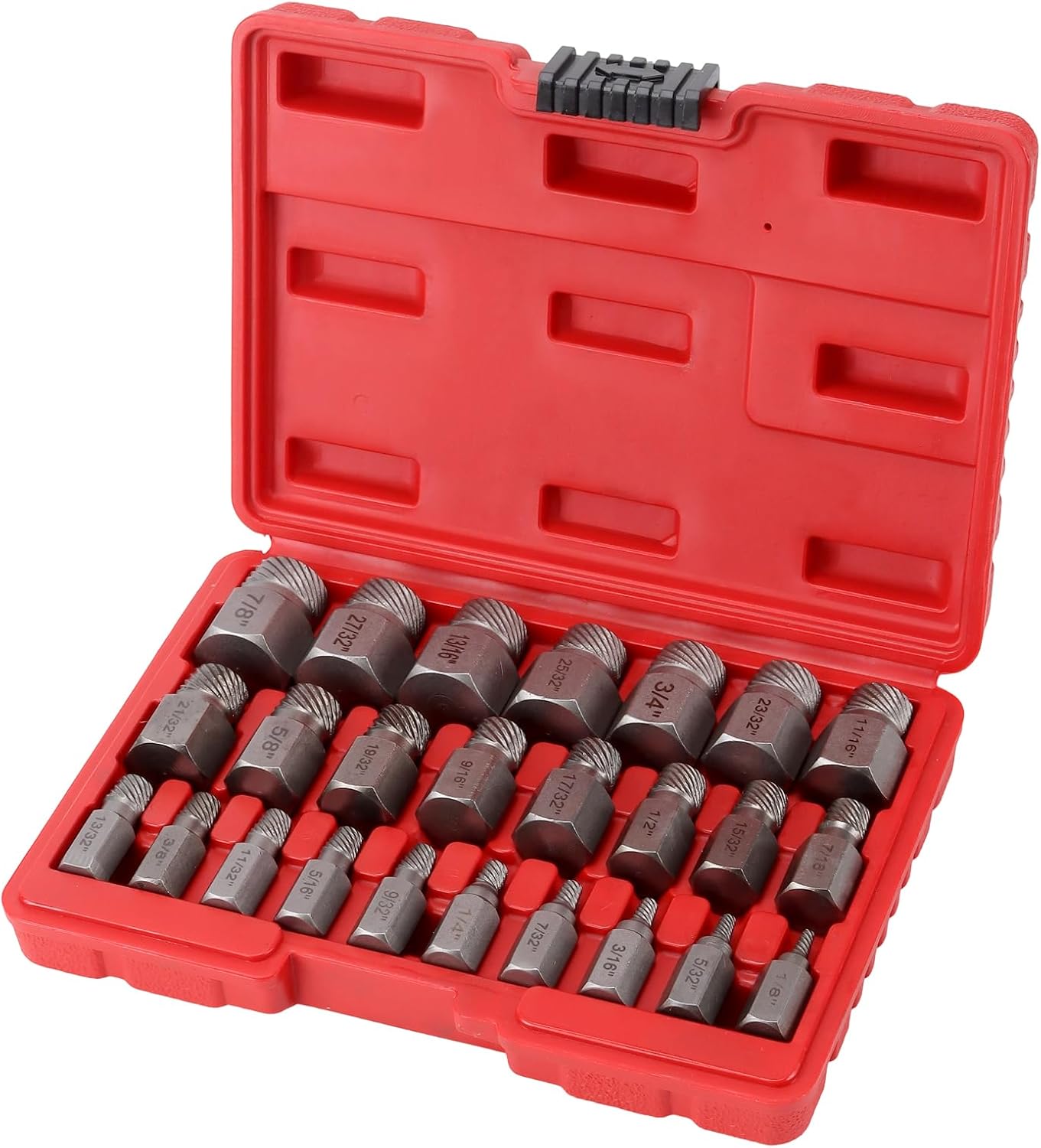 25-Teiliges Schraubenausdreher Set mit Tragetasche, Linksausdreher
