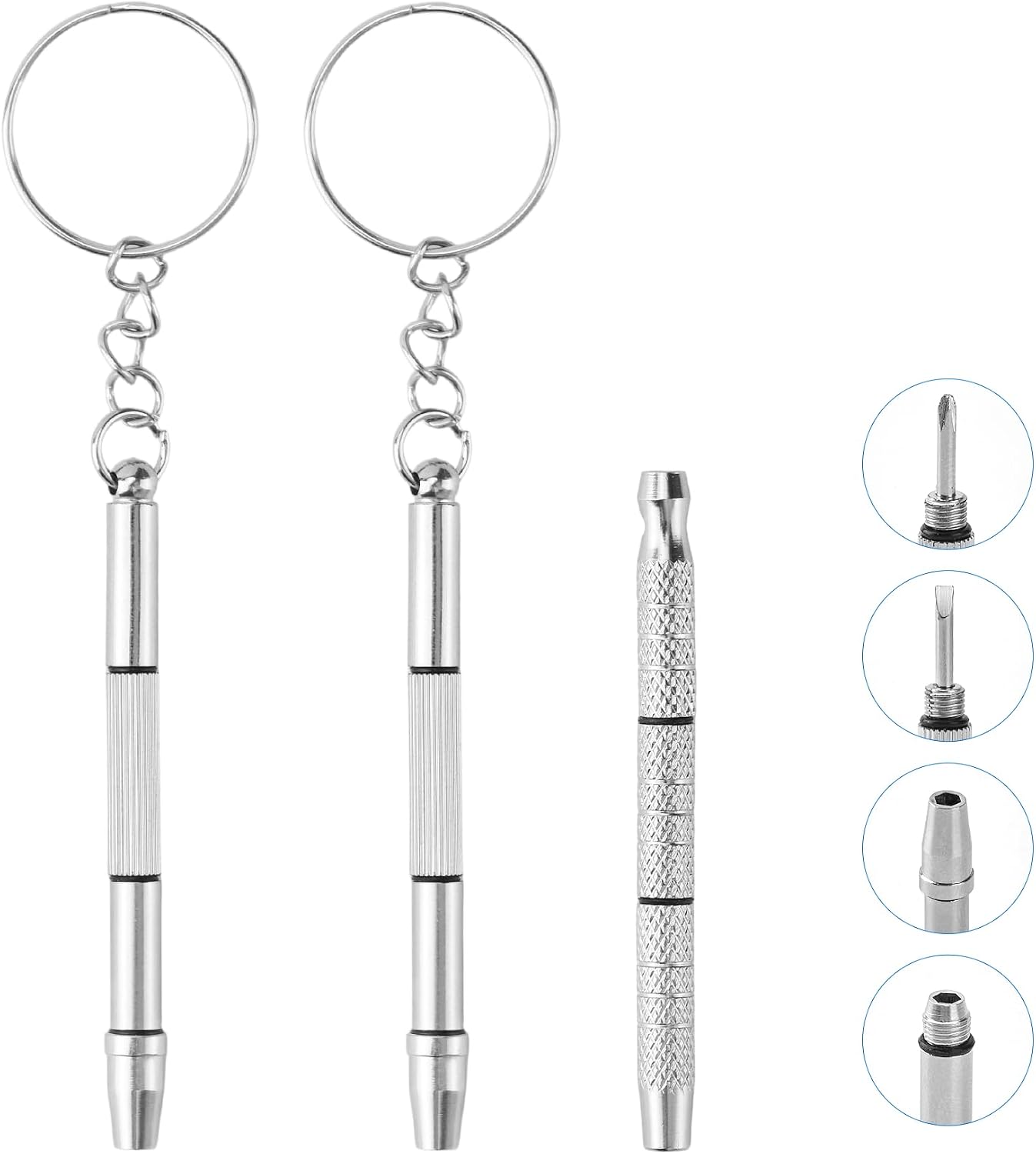 Brillen Schraubenzieher 4 in 1 Mini Präzisions Schraubendreher Set
