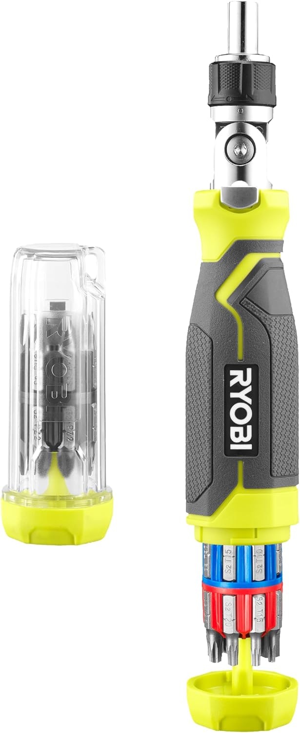 Ryobi RHSDSMR35 Ratschen-Schraubendreher mit flexiblem Kopf, 35 Stück