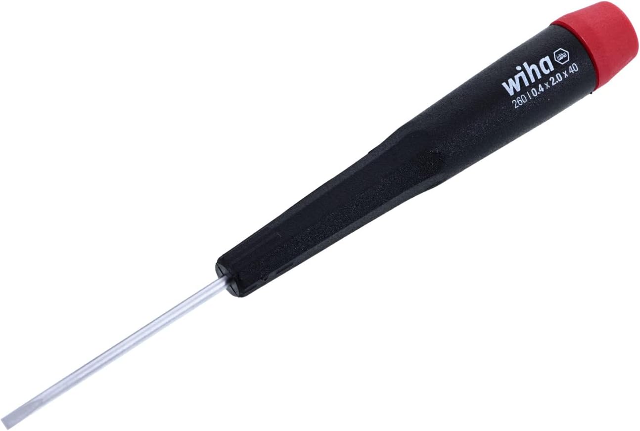 Wiha 96020 Slotted Screwdriver with Precision Handle, 2.0 x 40mm by Wiha