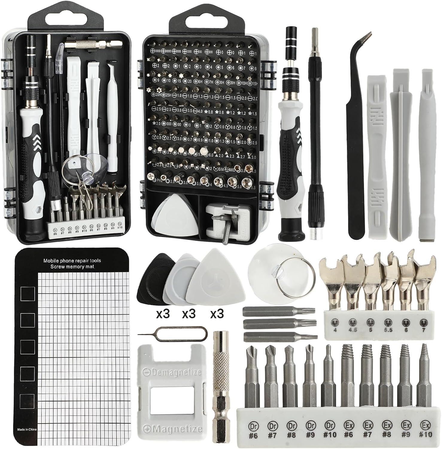 138 IN 1 Feinmechaniker Schraubendreher Set