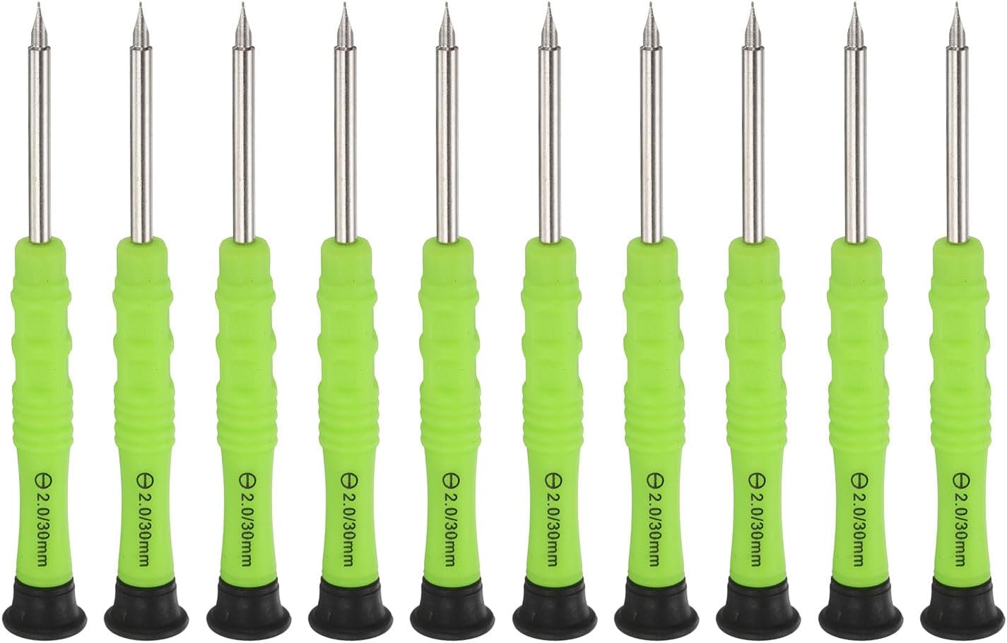 QUARKZMAN 10 Stück Schraubendreher SL1 5 89mm Länge Mini Schraubenzieher