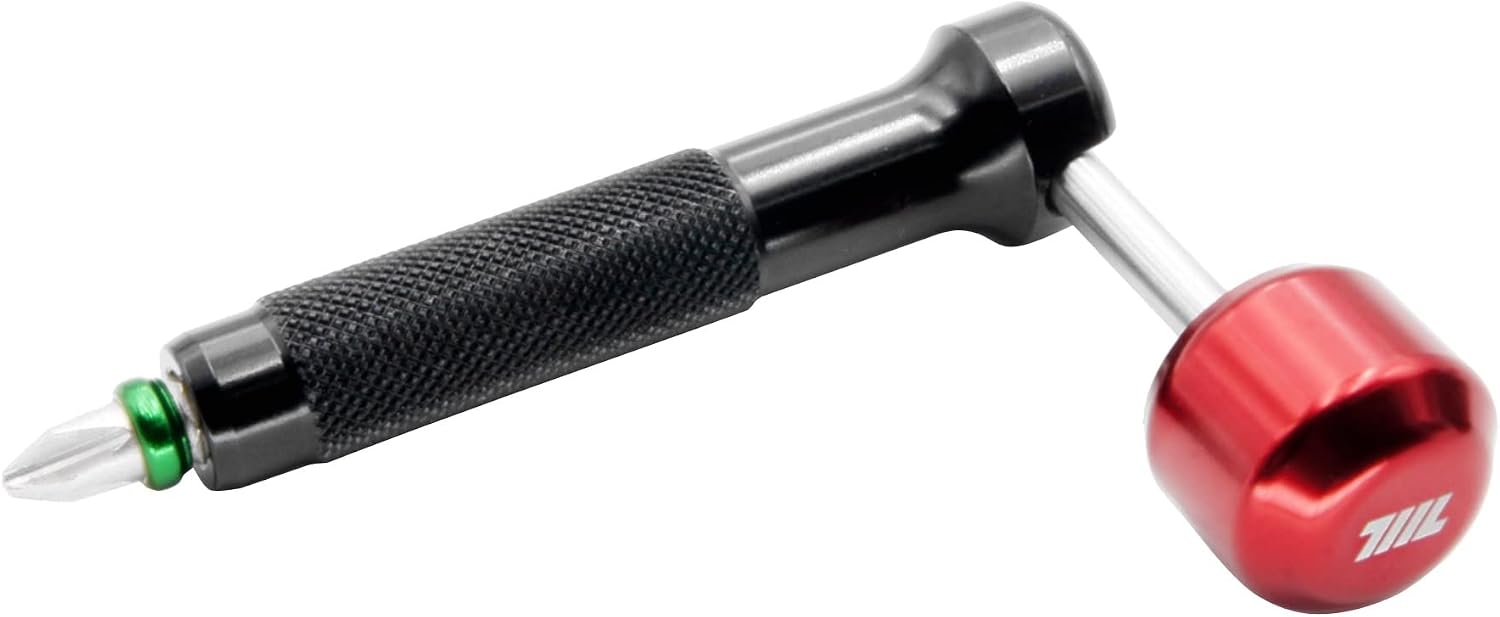 711L Lollipop Bit-Treiber aus Edelstahl, Rot