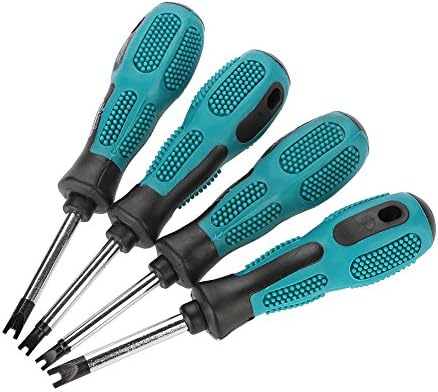 4 Stück U-Typ Schraubendreher M1.7 / M2.0 / M2.3 / M2.6 U Typ Magnetschraubendreher, CRV Multifunktions Handwerkzeug, Profi Schraubendreher Set Zum Befestigen Und Lösen Von Festsitzen