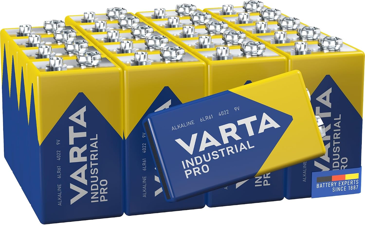 VARTA Batterien AA, 40 Stück Vorratspack, Industrial Pro, Alkaline, 1,5 V