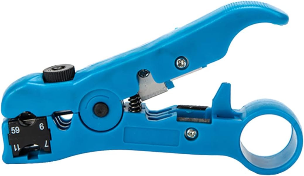 Koaxialkabel Abisolierer Blau für Rg59 Rg6 Rg7 Rg11