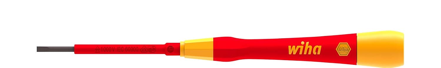 Wiha, elektrischer Feinschraubendreher, 42377, Serie 2270P Pico Finish, Schlitz, 3,0 x 65 mm