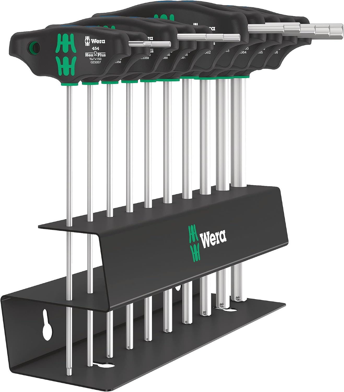 Wera 05023456001 467/7 TORX HF Set 2, Quergriff TORX Schraubendreher-Satz mit Haltefunktion, 7-teilig Schwarz