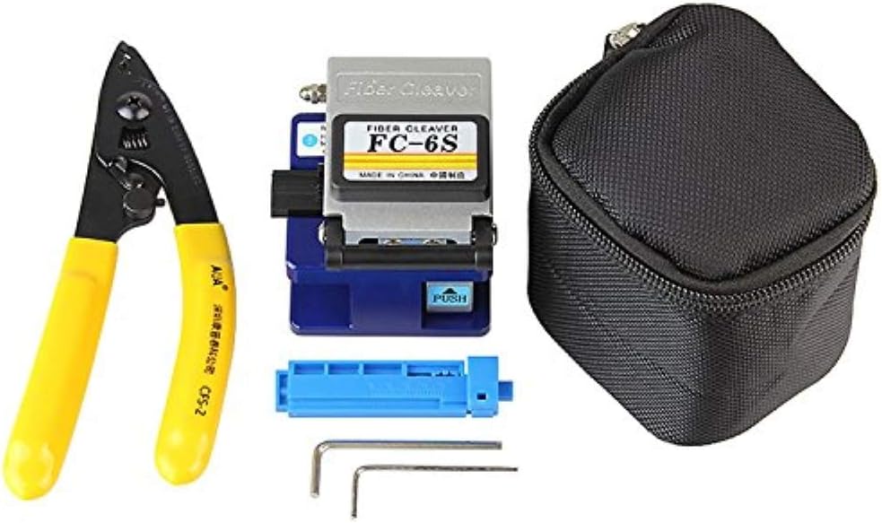 FTTH Fiber Tool Kit 3 in 1 mit FC-6S Fiber Cleaver und Fiber Optic Stripper CFS2
