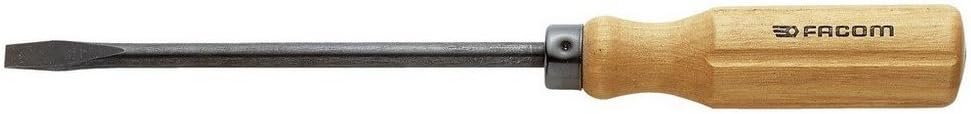 FACOM Schraubendreher Holzgriff, für Schlitzschrauben 1,2x8 mm, 150 mm, 1 Stück, ATH.8X150