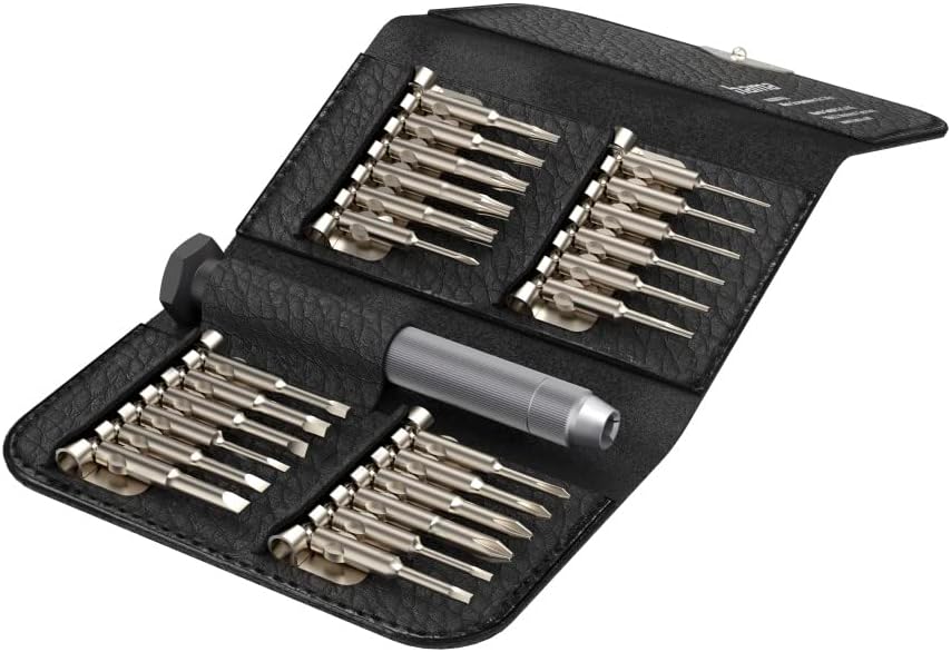 Hama Feinmechaniker Schraubendreher Set Mini, 24in1 Werkzeugset