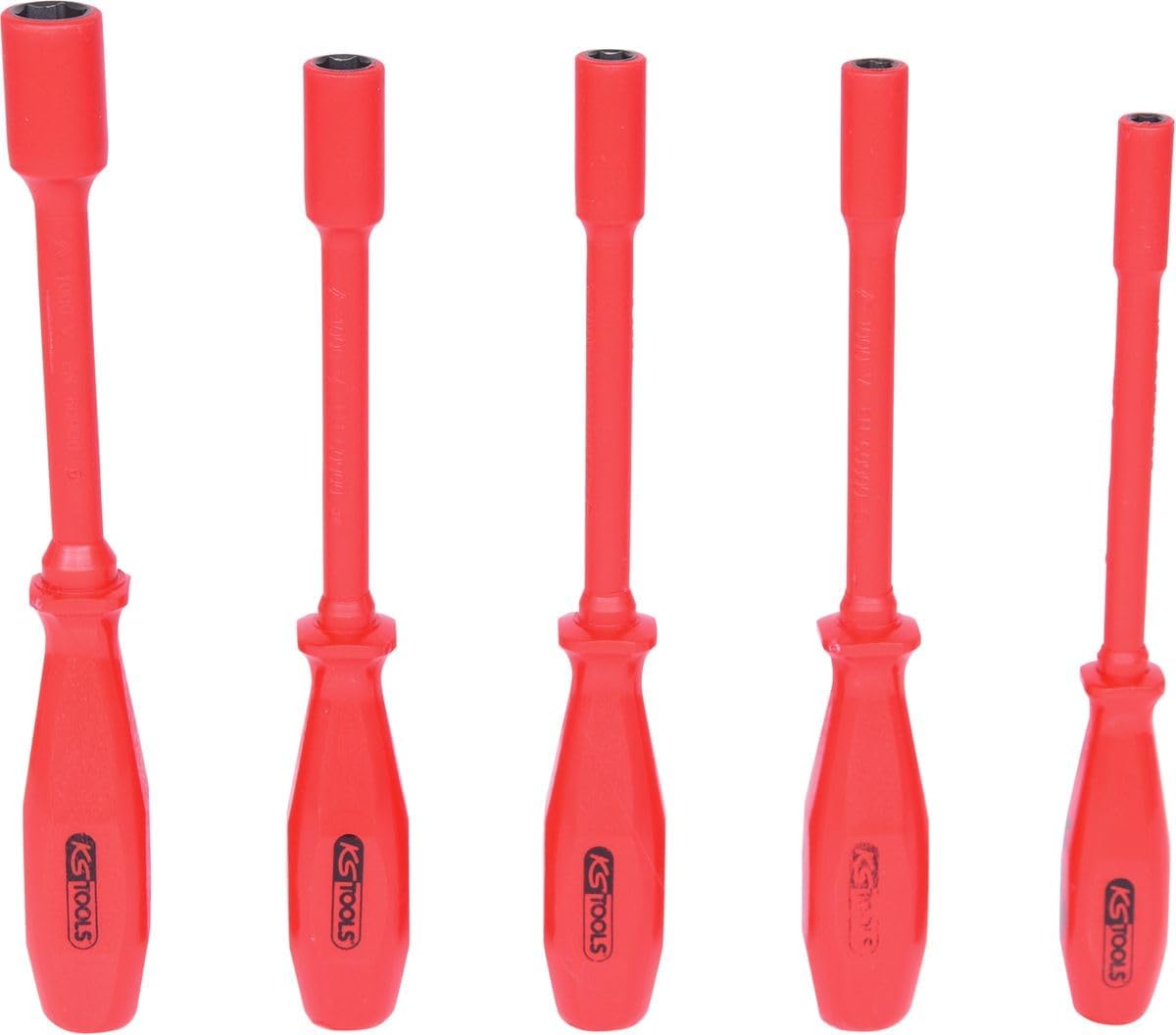 KS Tools 117.1255 Isolierter Stecknuss-Schraubendreher-Satz, 6-kant, 5-tlg.