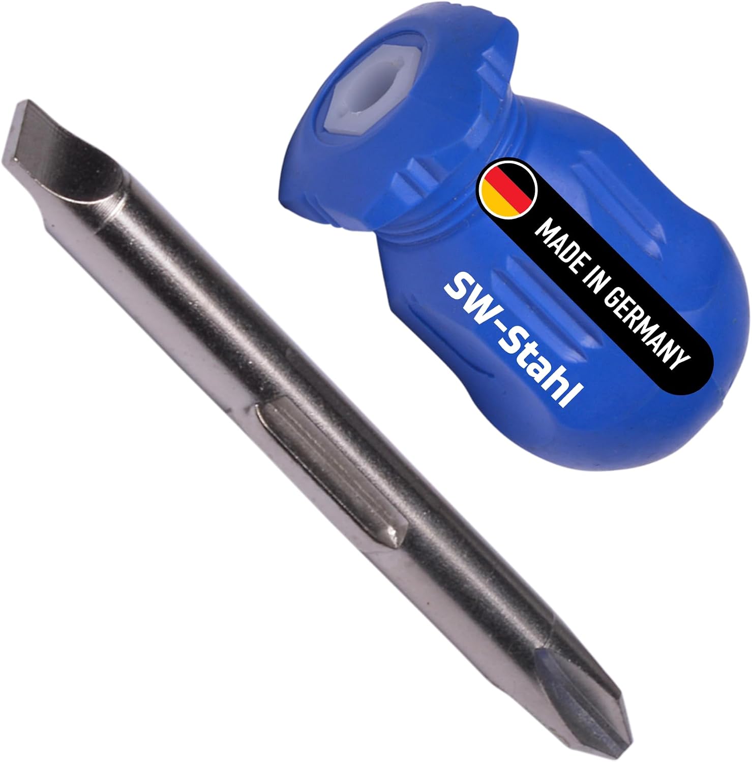 SW-Stahl 31200SB Umsteckschraubendreher - PH2 & 6mm Schlitz - Kompakt