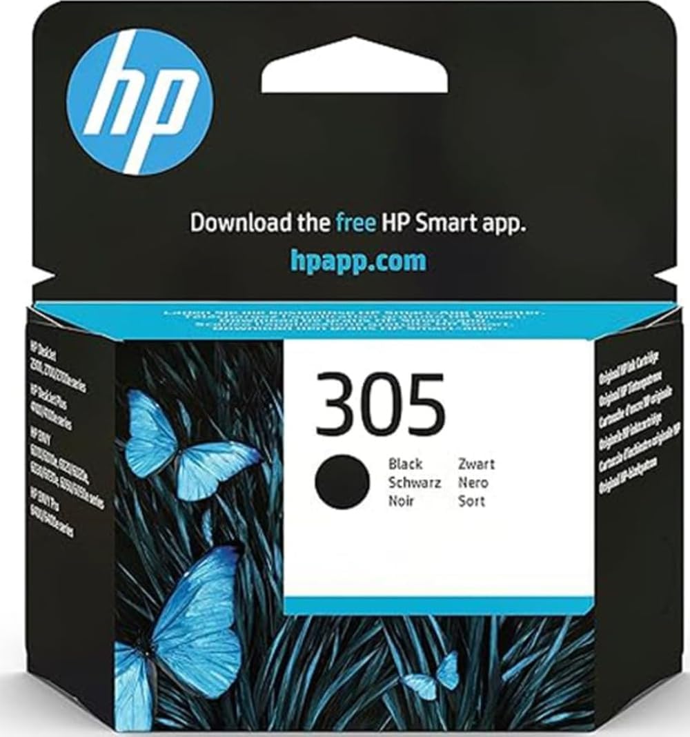 HP 305 Original Negro 1 pieza(s), Schwarz