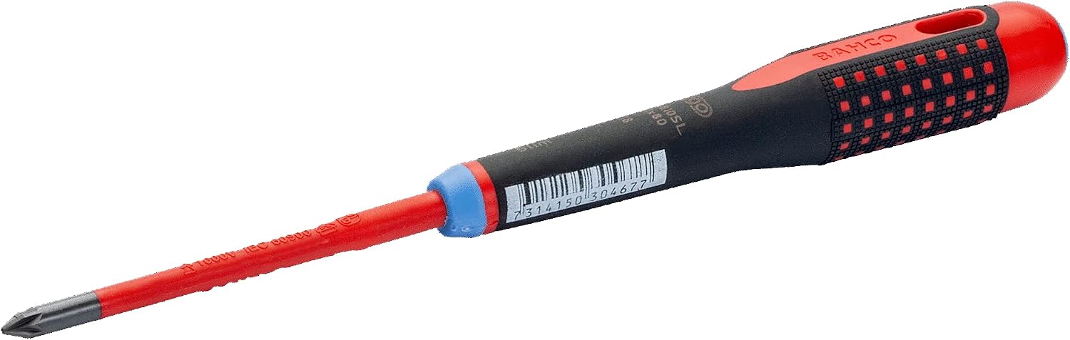 Bahco BE-8820SL – Ergonomischer Schraubenzieher mit isoliertem Stiel PZ2X100