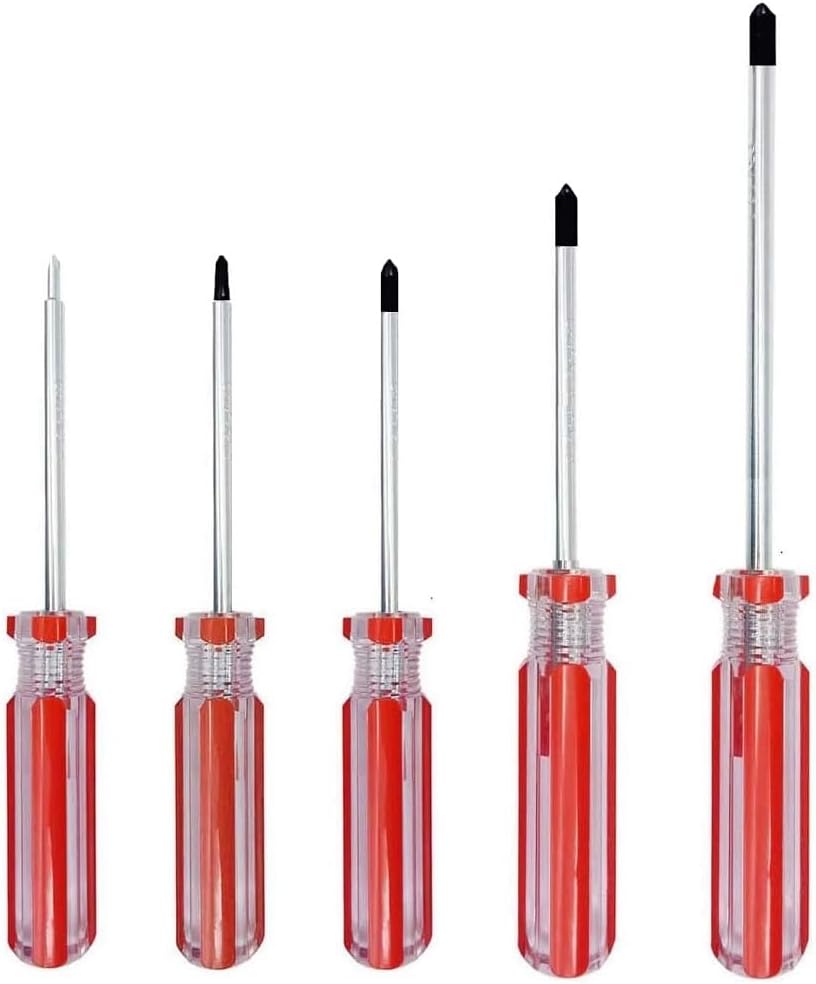 5 Stück Triwing-Schraubendreher-Set, magnetische Tri wings Schraubendreher-Bits Y00(2.0mm) Y0(3.0mm) Y1(4.0mm) Y2(5.0mm) Y3(6.0mm) Y Schraubendreher-Reparaturwerkzeug