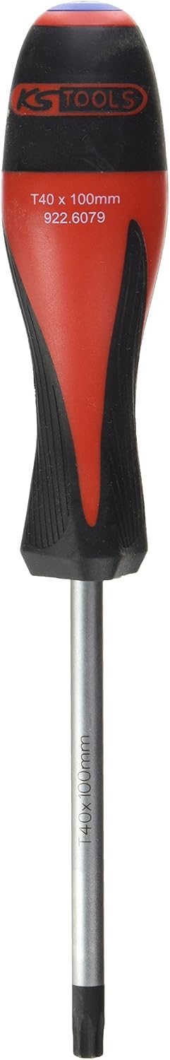 KS Tools 922.6079 Ultimate Torx Schraubendreher gebohrt T40 100 mm