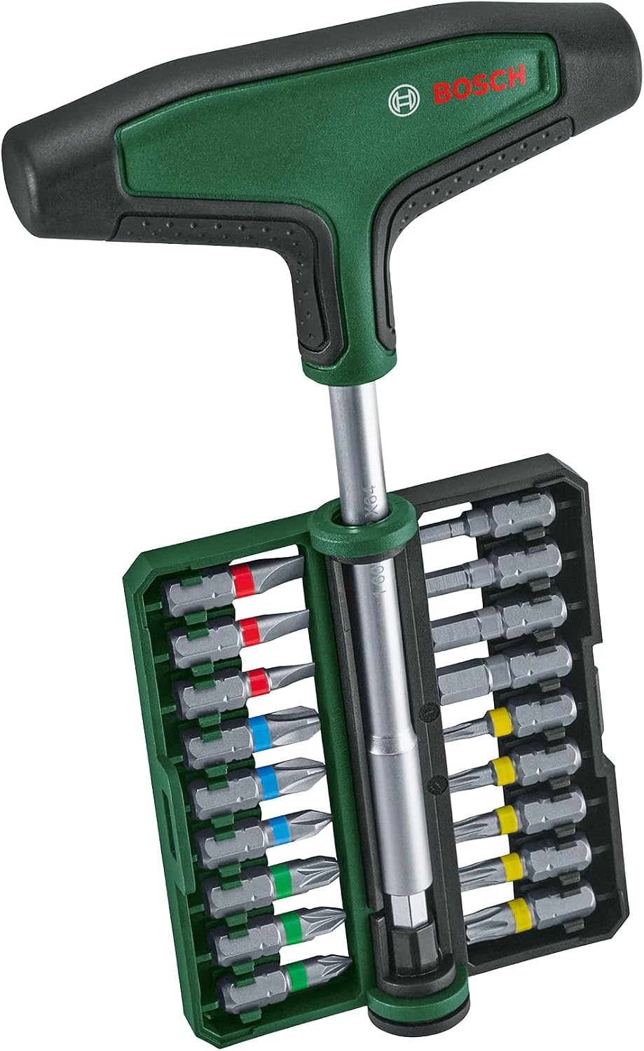 Bosch Bit-Schraubendreher-Set mit T-Griff 19-teilig
