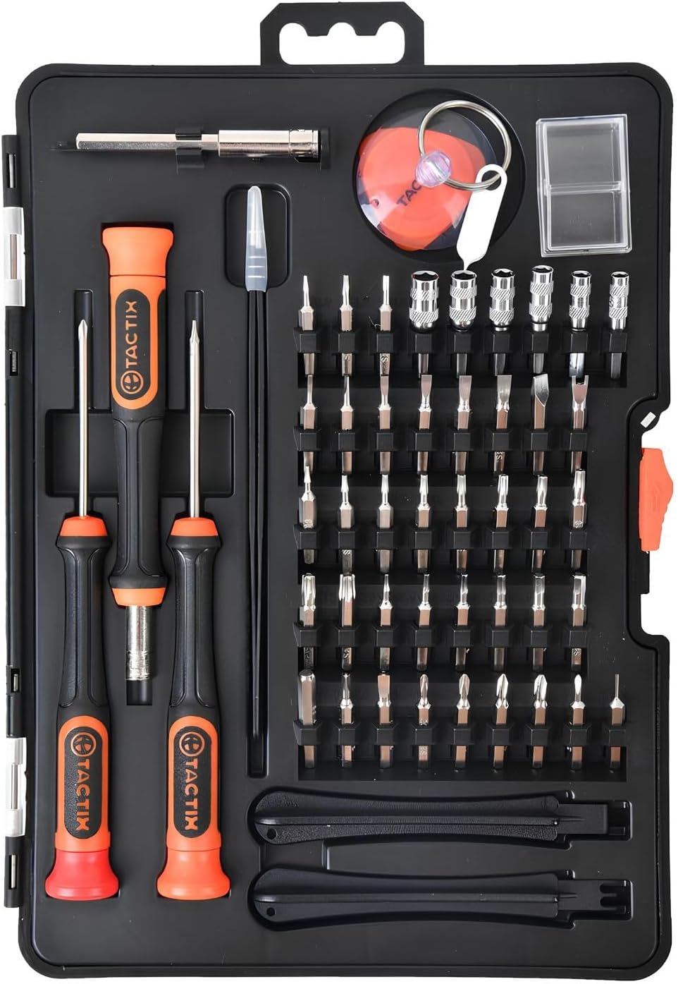 TACTIX Feinmechaniker Set 53-tlg. – Präzisions Schraubendreher & Bits