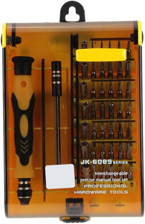 Original JK-6089A 45-in-1 Präzisions-Schraubendreher Hardware Handwerkzeuge Kit Schraubendreher Set Herramientas Ferramentas Manuais
