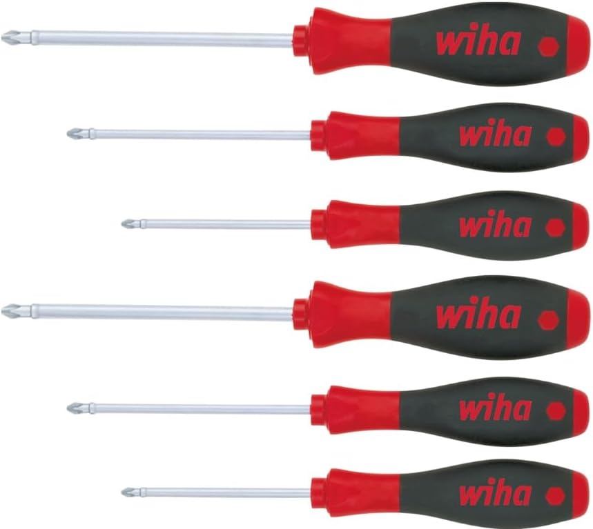 Wiha Schraubendreher Set SoftFinish Phillips, Pozidriv 6-tlg. (26146)