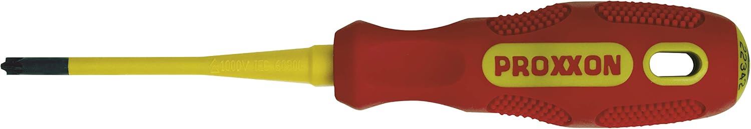 Proxxon FLEX-DOT Schraubendreher VDE (PZ 2 x 100 mm, Slim-Type Klinge, für enge Bauteile, für Elektroinstallation, bis 1.000 V-Wechselspannung) 22344