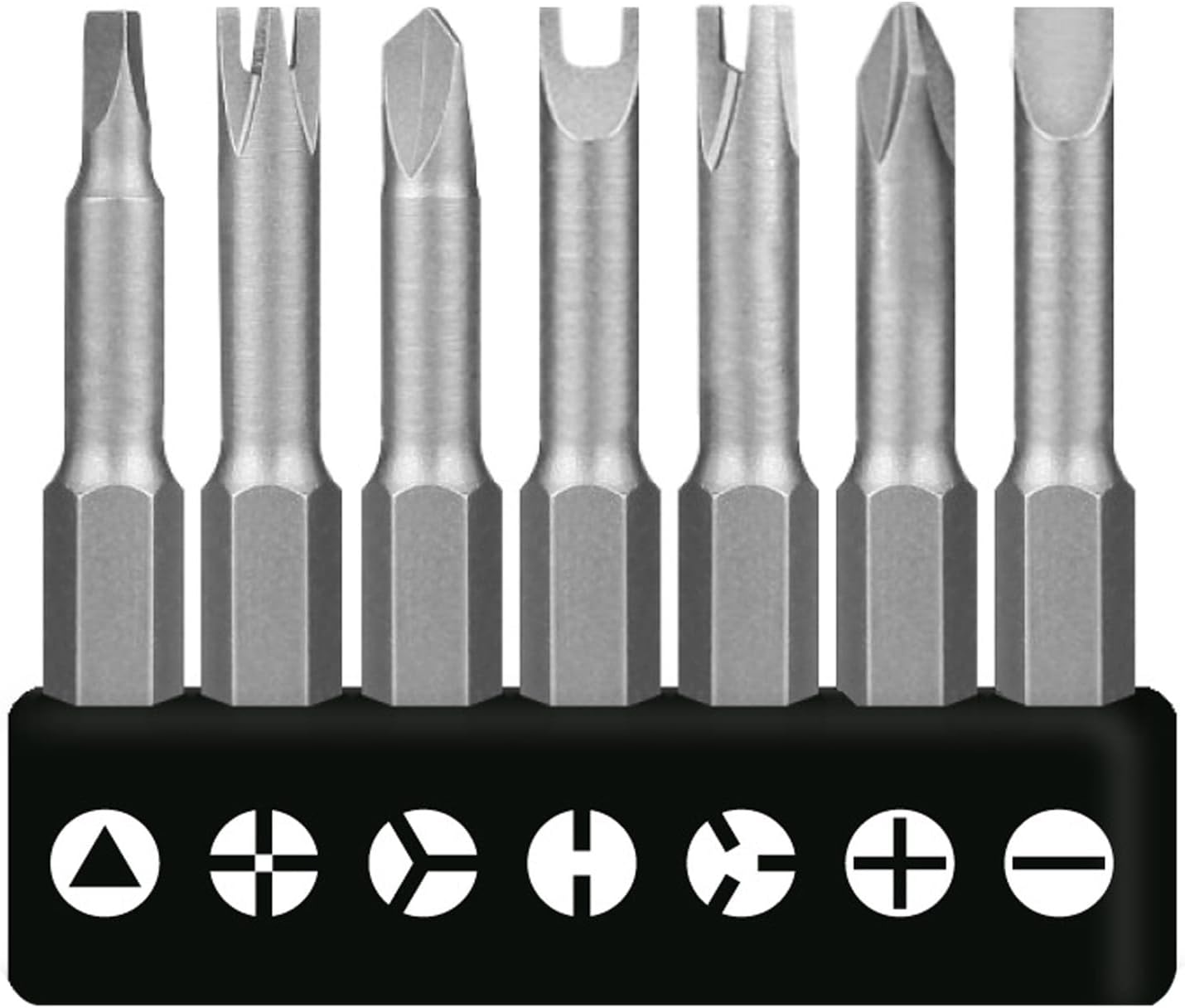 7-Teiliges Speziell Geformtes Schraubendreher-Set, Spezial Bit Set, Dreieck Schraubendreher, Spezial Schraubendreher, Spezial-Förmige Schraubendreher Set 50mm