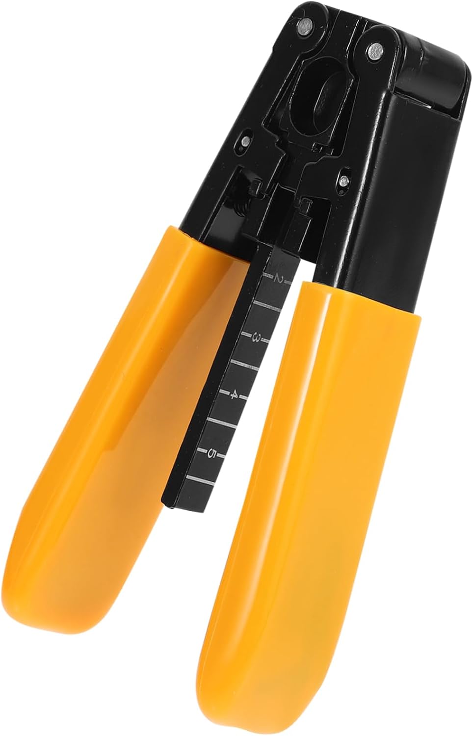 MAGICLULU Glasfaser Abisolierzange Abisolierwerkzeug für Kabel Glatte Schneidfläche Beschädigt Fasern nicht Pu und Stahl für Präzise Arbeiten
