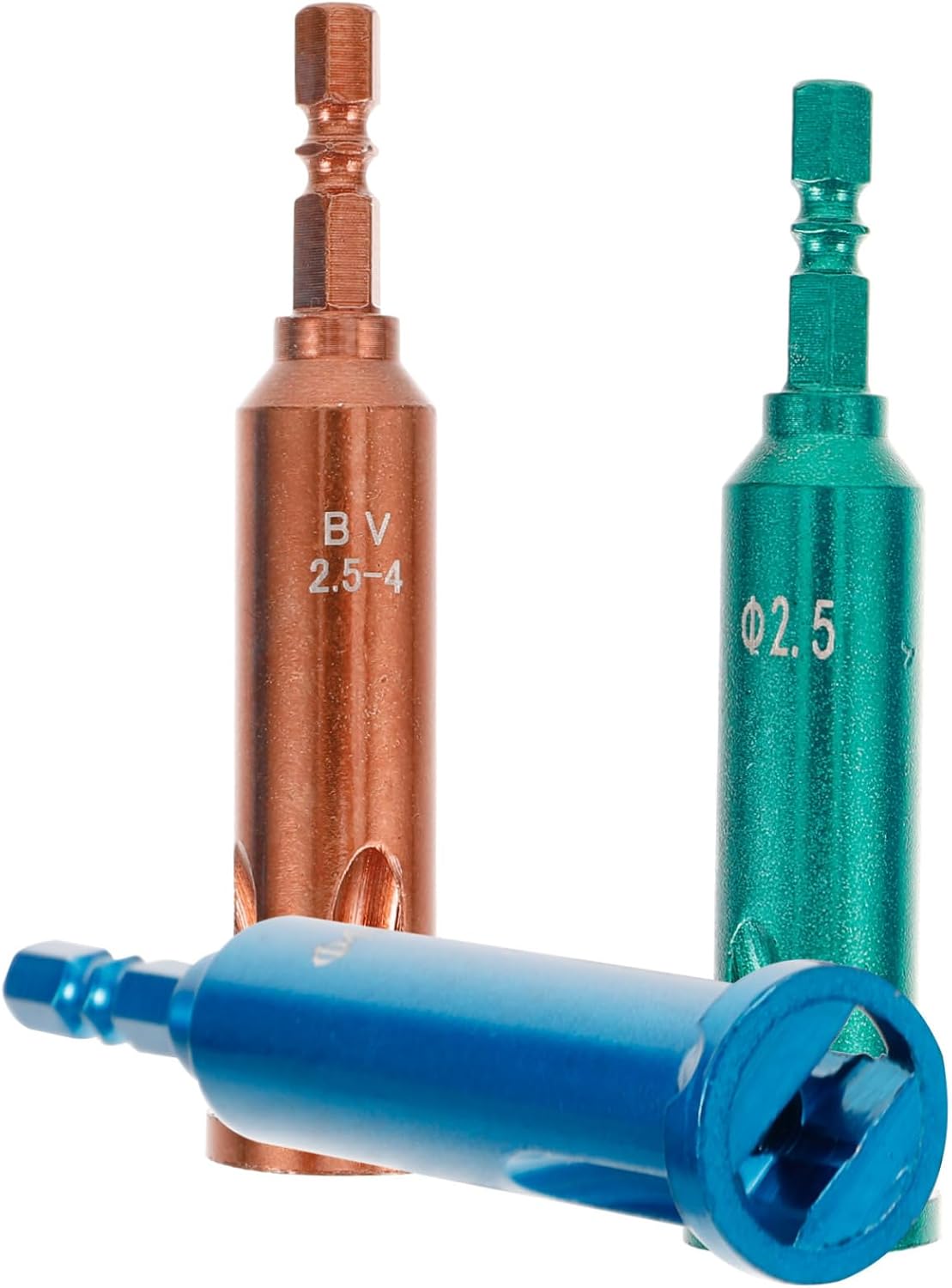 Abisolierwerkzeug für Elektrische Drähte, 3 Stück, Edelstahl