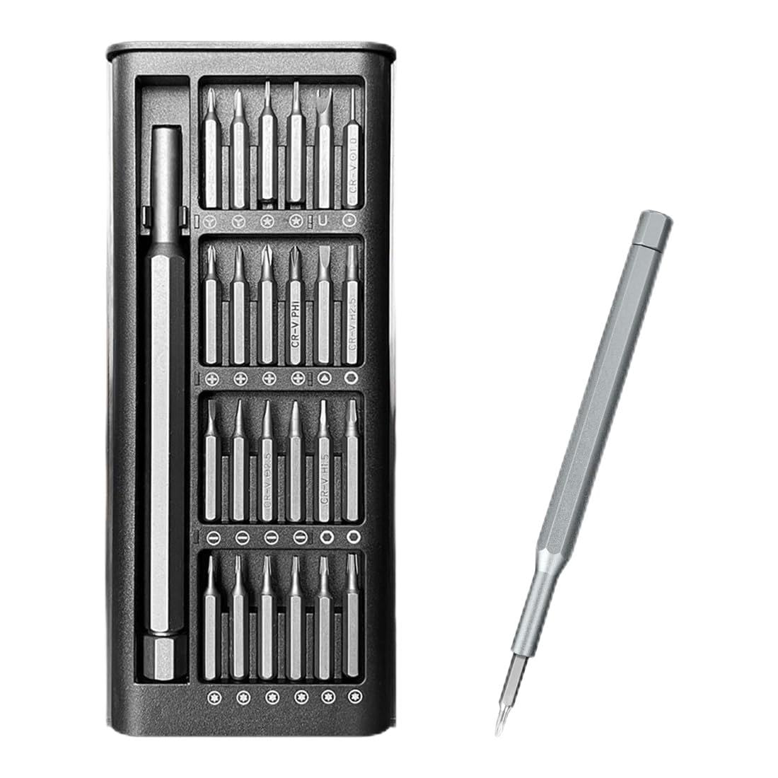 Feinmechaniker Werkzeug Set, Mini Schraubendreher Set mit S2 Lang Bits, Präzisions Schraubendreher Set Reparatur Werkzeug Kit mit Torx T5 T6 T8 T9 für Handy, Brillen, Uhren, Laptop